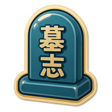 The same grave but facing in right not left  sticker