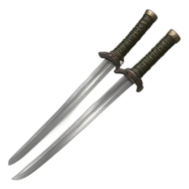 True Triple Katana sticker