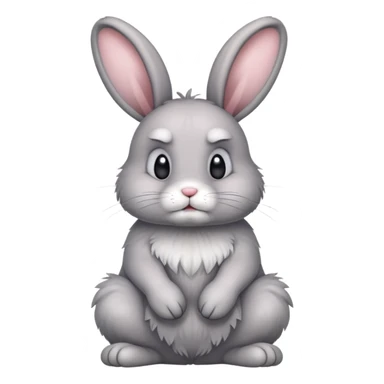 despaired bunny sticker