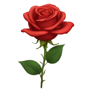 red rose sticker