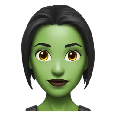 Gamora head sticker