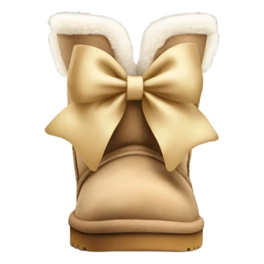 Uggs with bow sticker