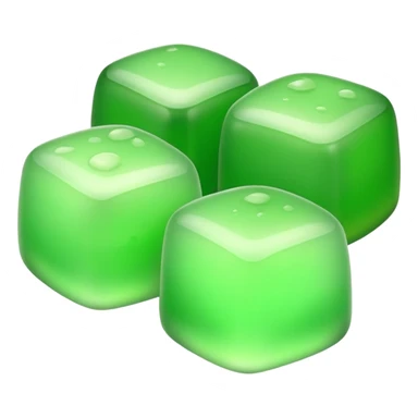 green warabi mochi sticker