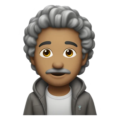 Kanada’s sfinks grey with white  sticker