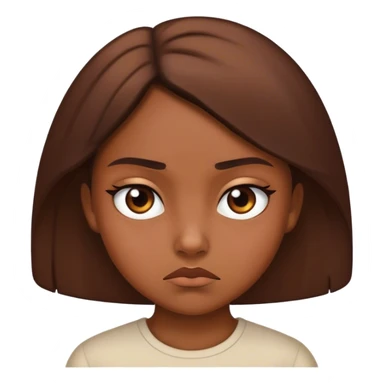 the girl looks disapprovingly sticker