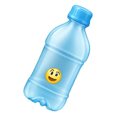 Bottle of water sticker
