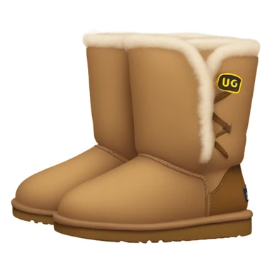 Ugg boots light brown sticker