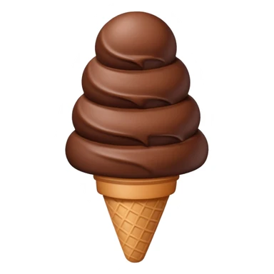 chocolate ice cream sticker