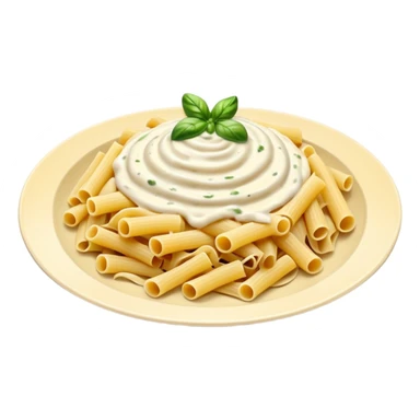white creamy saucy pasta sticker