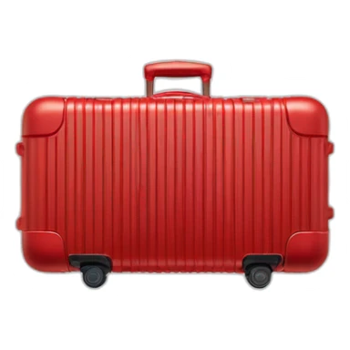 Rimowa red cabin plastic sticker