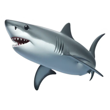 Requin qui rigole sticker