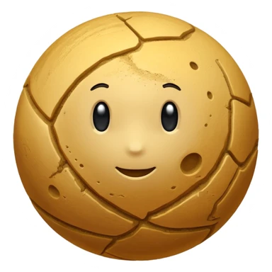 sand planet sphere sticker