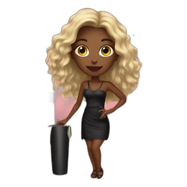 night out with girl sticker