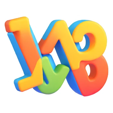 floating 3D inscription, raised text, bright colors, high saturation, prominent details, on white background sticker