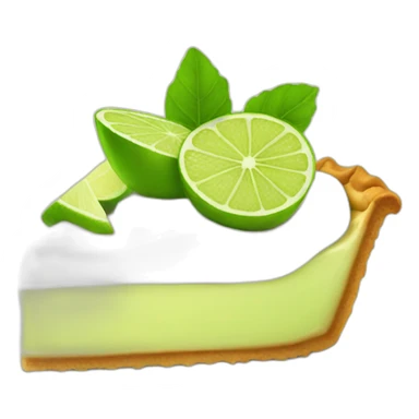 Key lime pie sticker