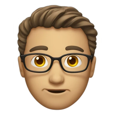 Skeptic face sticker