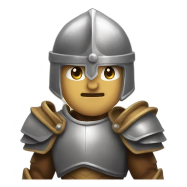 extra muscular knight with claymore sticker