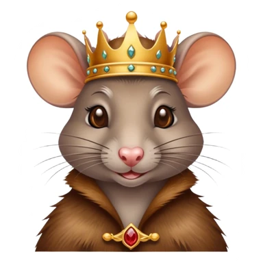 Queen rat becomes rich  sticker