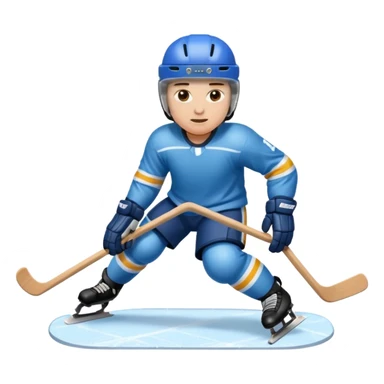 sled para ice hockey sticker