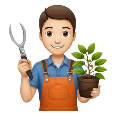 GARDENER WITH SESORS sticker