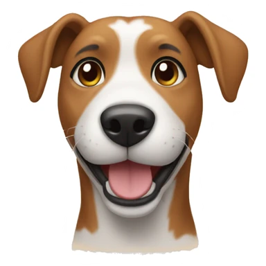 Dog saying thanks sticker