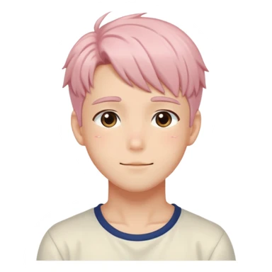 Shiny Blushing Cute Kawaii Handsome Shoujo Anime Man Trending Style Cottagecore  sticker