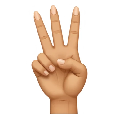 Orta parmak. ile nah çekmek  sticker