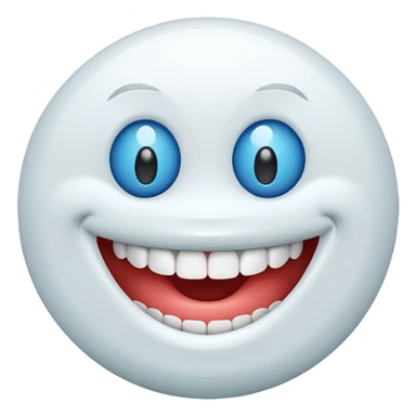 TEETH clean icon in the round sticker