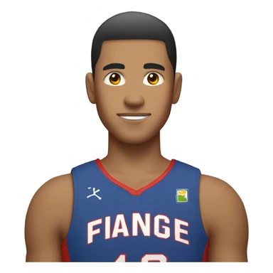 a Filipino with a basketball with a 16 guard with a  low taper fade sticker