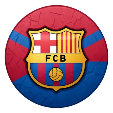 Fc Barcelona logo imoji sticker