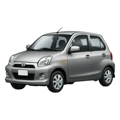 grey daihatsu mira es 2013 sticker