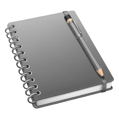 a pencil drawing in a notebook  sticker