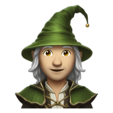 magicien demi-elfe sticker