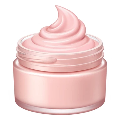 Aesthetic skincare light pink sticker