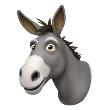 Donkey from Shrek sticker