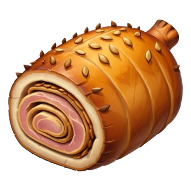 a roasted joint of pork emoji sticker