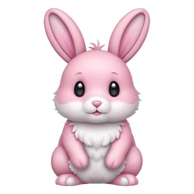 Conejito rosado sticker