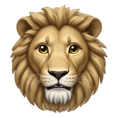 lion in israeli colours sticker