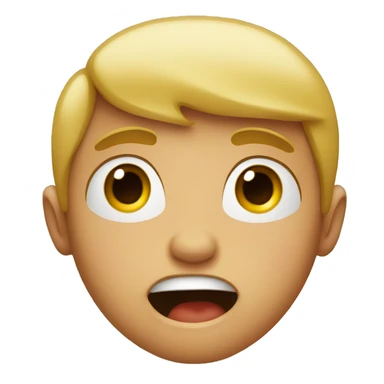 surprised boy sticker