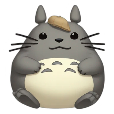 sleeping totoro sticker