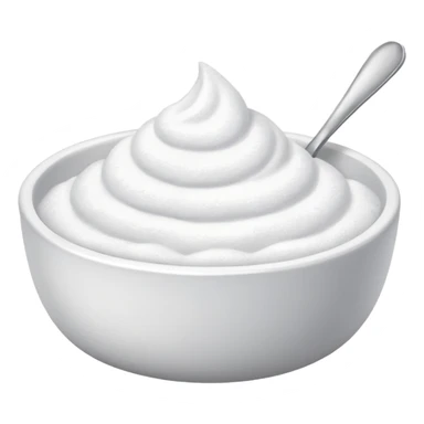 powdered sugar in bowl sticker