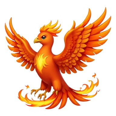 fire phoenix sticker