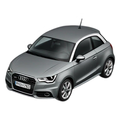 audi a1 grey sticker