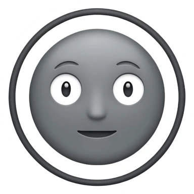 i just want a grey circle emoji from android sticker