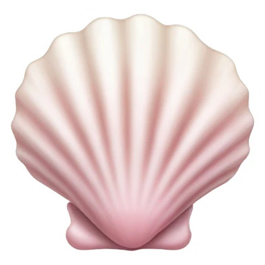 Light pink seashell sticker