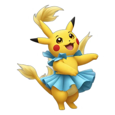 Un Pokémon qui est en train de danser sticker