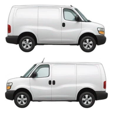 Van kia pregio white sticker