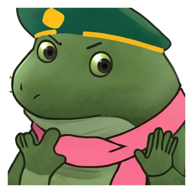 Raccoon peaking behind hands sticker