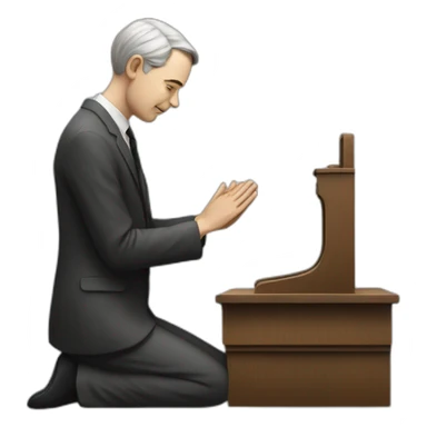 praying to Alan Turing sticker