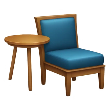 chair and table sticker